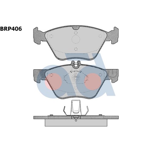 ΣΕΤ ΤΑΚΑΚΙΑ MERCEDES E270 96-