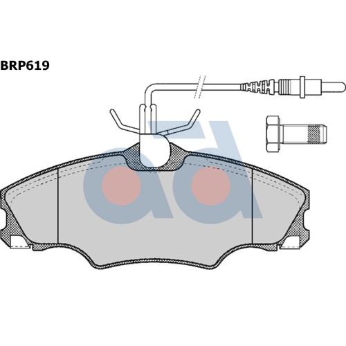 ΣΕΤ ΤΑΚΑΚΙΑ ΦΡ.ΕΜ.PEUGEOT 406