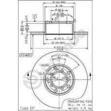 ΔΙΣΚΟΙ ΦΡΕΝΩΝ MB W115