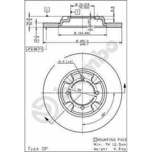 ΔΙΣΚΟI ΦΡΕΝΩΝ MAZDA 626 2.0 83