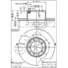 ΔΙΣΚΟΙ ΦΡΕΝΩΝ MERCEDES 207/307