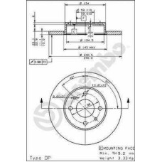 ΔΙΣΚΟΙ ΦΡΕΝΩΝ A33 1.7 IE(ABS)R