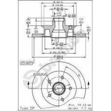 ΔΙΣΚΟΙ ΦΡΕΝΩΝ VW TRANSP. 8/85-