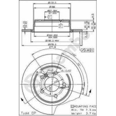 ΔΙΣΚΟΙ ΦΡΕΝΩΝ ΜΕRCEDES W-124ΟΠ