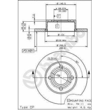 ΔΙΣΚΟΙ ΦΡΕΝΩΝ AUDI 80 91-92