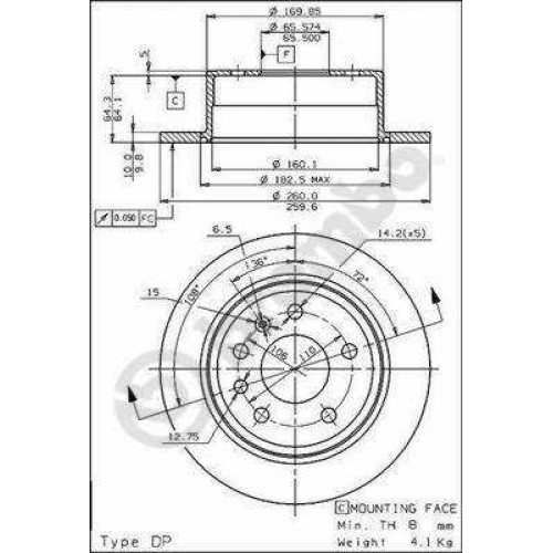 ΔΙΣΚΟΙ ΦΡENΩΝ SAAB 93-  ΟΠ.