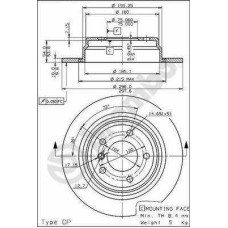 ΔΙΣΚΟΙ ΦΡΕΝΩΝ ΟΠΙΣΘΙΟΙ BMW E-3