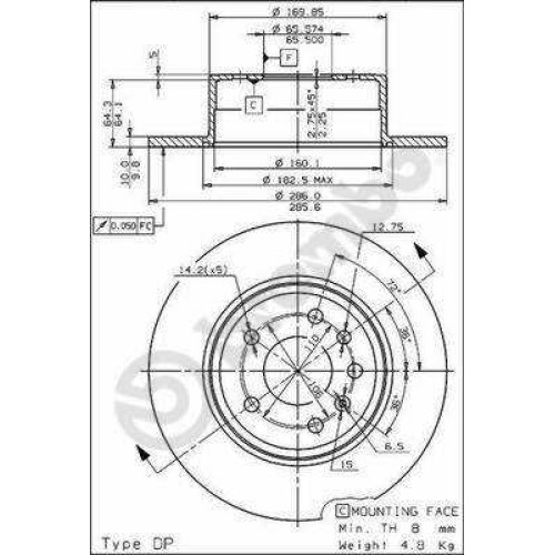 ΔΙΣΚΟΙ ΦΡΕΝΩΝ ΟΠΙΣ. SAAB 9-3/9