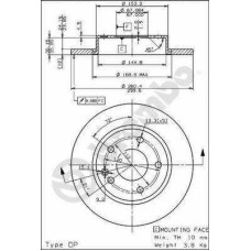 ΔΙΣΚΟΠΛΑΚΑ MERCEDES A-140