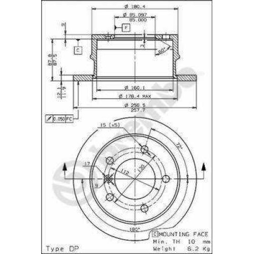 ΔΙΣΚΟΙ ΦΡ.ΟΠ.DB SPRINTER 2,8T