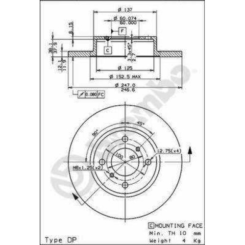 ΔΙΣΚΟΙ ΦΡ.ΕΜ.OPEL AGILA1.0/1.2