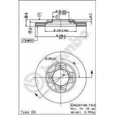 ΔΙΣΚΟΙ ΦΡΕΝΩΝ MAZDA 323 BF 86-