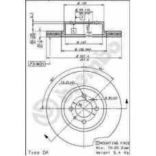 ΔΙΣΚΟΙ ΦΡΕΝΩΝ Α-164 2.0CC90-EM