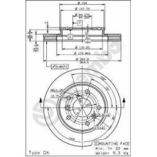 ΔΙΣΚΟΙ ΦΡΕΝΩΝ MAZDA 626 87-92