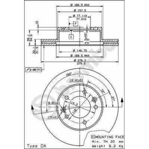 ΔΙΣΚΟΙ ΦΡΕΝΩΝ MAZDA RX7 86-92