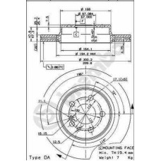 ΔΙΣΚΟΙ ΦΡ.ΟΠΙΣΘ DB W140