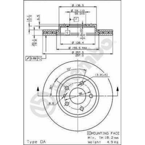 ΔΙΣΚΟΙ ΦΡ.SPIDER 2,0 16V 95-