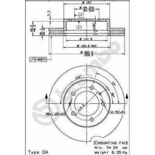 ΔΙΣΚΟΙ ΦΡΕΝΩΝ ΝΙSSAN C22D