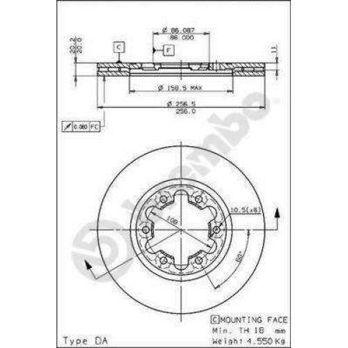 ΔΙΣΚΟΙ ΦΡΕΝΩΝ MAZDA B1600