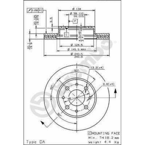 ΔΙΣΚΟΙ ΦΡ.ΕΜ.FIAT PALIO WE 98-