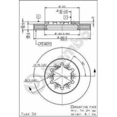 ΔΙΣΚΟΙ ΦΡ.NISSAN URVAN/E24 87-