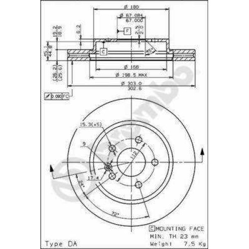 ΔΙΣΚΟΙ ΦΡ.ΕΜ.MERCEDES ML 230/3