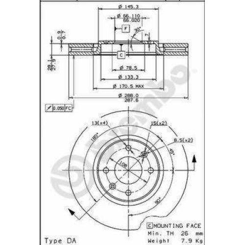 ΔΙΣΚΟΙ ΦΡΕΝΩΝ XANTIA 2.0i 98-