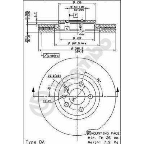 ΔΙΣΚΟΙ ΦΡ.ΕΜ.FIAT ULYSSE II02-