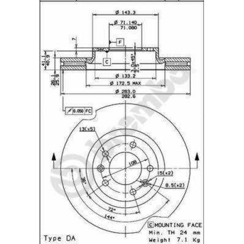 ΔΙΣΚΟΙ ΦΡ.ΕΜ. P407 1.8 16V 00-