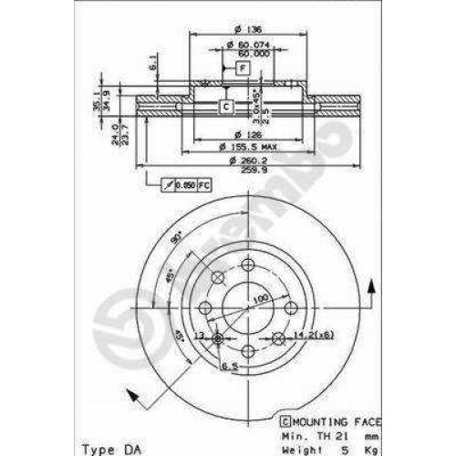 ΔΙΣΚΟΙ ΦΡ.ΕΜ.CORSA C 1.4 16V