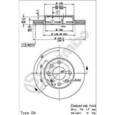 ΔΙΣΚΟΙ ΦΡ.ΕΜ.OPEL CORSA C +ABS