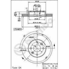 ΔΙΣΚΟΙ ΦΡΕΝΩΝ KIA SEPHIA 93-