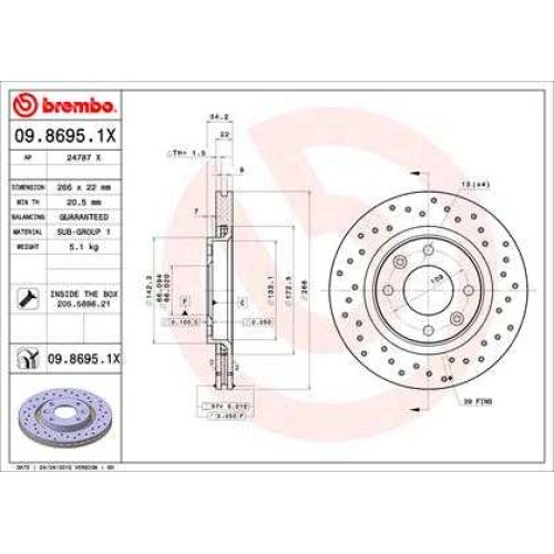 XR ΔΙΣ.ΦΡ ΕΜ P206/307/XSARA/C3