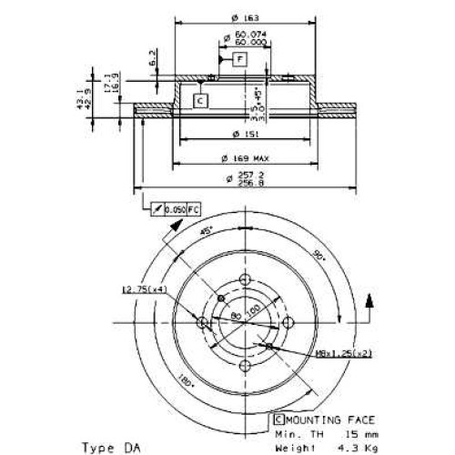 ΔΙΣΚΟΙ ΦΡ.ΕΜ.IGNIS 1.3 00-03