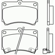 ΣΕΤ ΤΑΚΑΚΙΑ ΦΡΕΝΩΝ MAZDA 89-