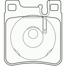 ΣΕΤ ΤΑΚΑΚΙΑ DB W140 ΟΠΙΣΘΙΑ