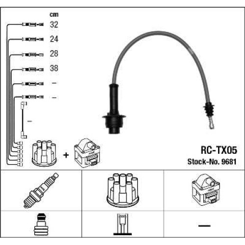 ΣΕΤ ΜΠΟΥΖΟΚΑΛΩΔΙΑ HILUX 90-94