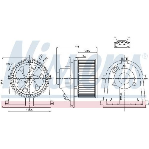 BLOWER VW-GOLF IV  97-