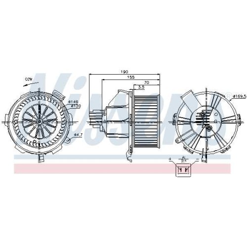 BLOWER OPEL ZAFIRA B  05-