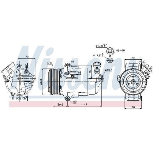 A/C COMPRESSOR ASTRA H  04-