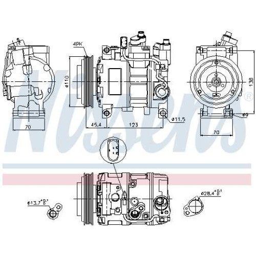 A/C COMPRESSOR AUDI A4 /A6 00-