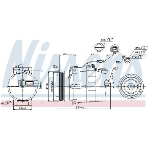 A/C COMPRESSOR AUDI A6  94-