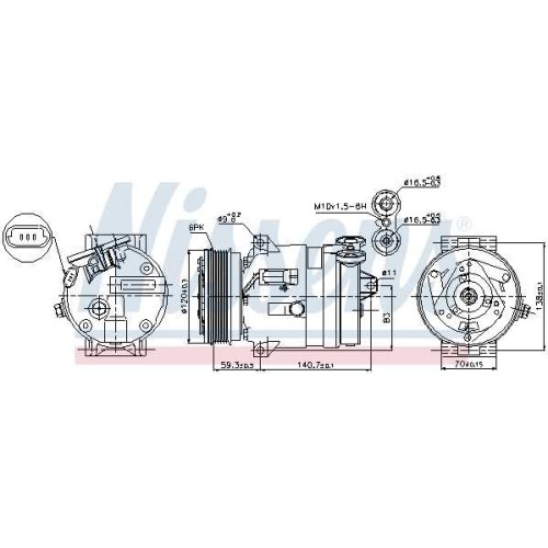 A/C COMPRESSOR VECTRA B   95-