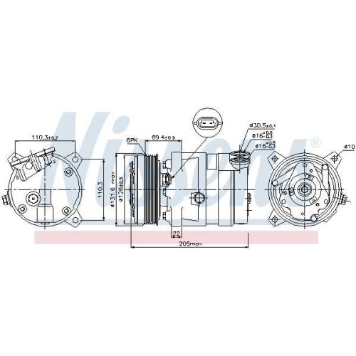 A/C COMPRESSOR ASTRA F 94-98