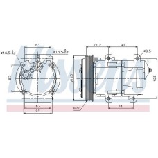 A/C COMPRESSOR FO MONDEO 93-00