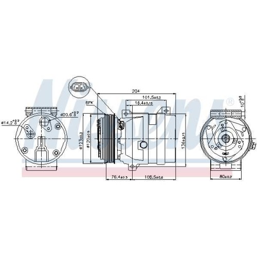 A/C COMPRESSOR RENA MASTER 98-