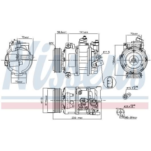 A/C COMPRESSOR VW-GOLF VI  08-