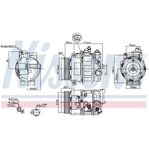 A/C COMPRESSOR MERCEDES C200