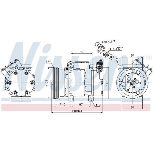 A/C COMPRESSOR RENAU CLIO  98-