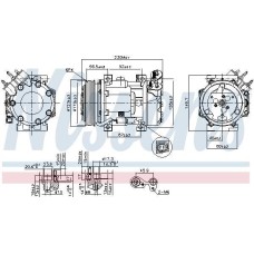 A/C COMPRESSOR CITROEN C5  00-